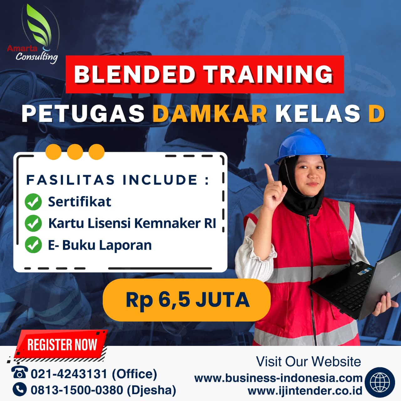 Blended Training Petugas Damkar Kelas D